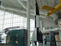 Summer Vacation 2018-231  German Rockets from WWII - V1 (b/w) and V2 (yellow - the first ICBM)